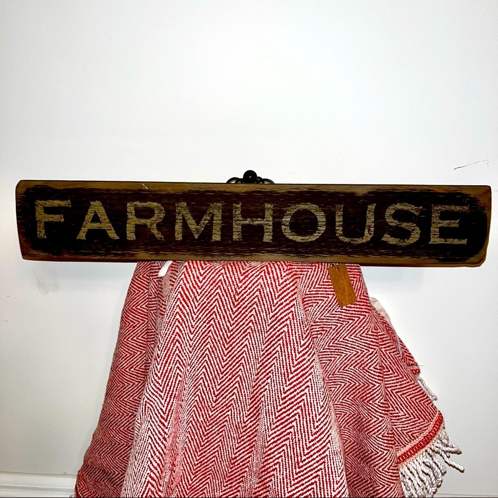 Farmhouse Wall Sign - Rustic and Brown Home Decor